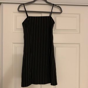 GARAGE- black and white dress
